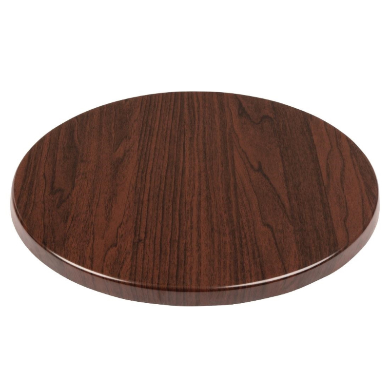 Tafelblad rond Bolero 600mm donkerbruin - Gastronoble - GG643