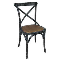 Antieke houten stoelen met...