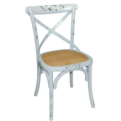 Antieke houten stoelen met...