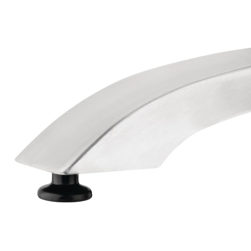 Tafelstandaard 4-poten Bolero geborsteld aluminium - Gastronoble - GG660