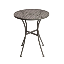 Table bistro ronde en acier...