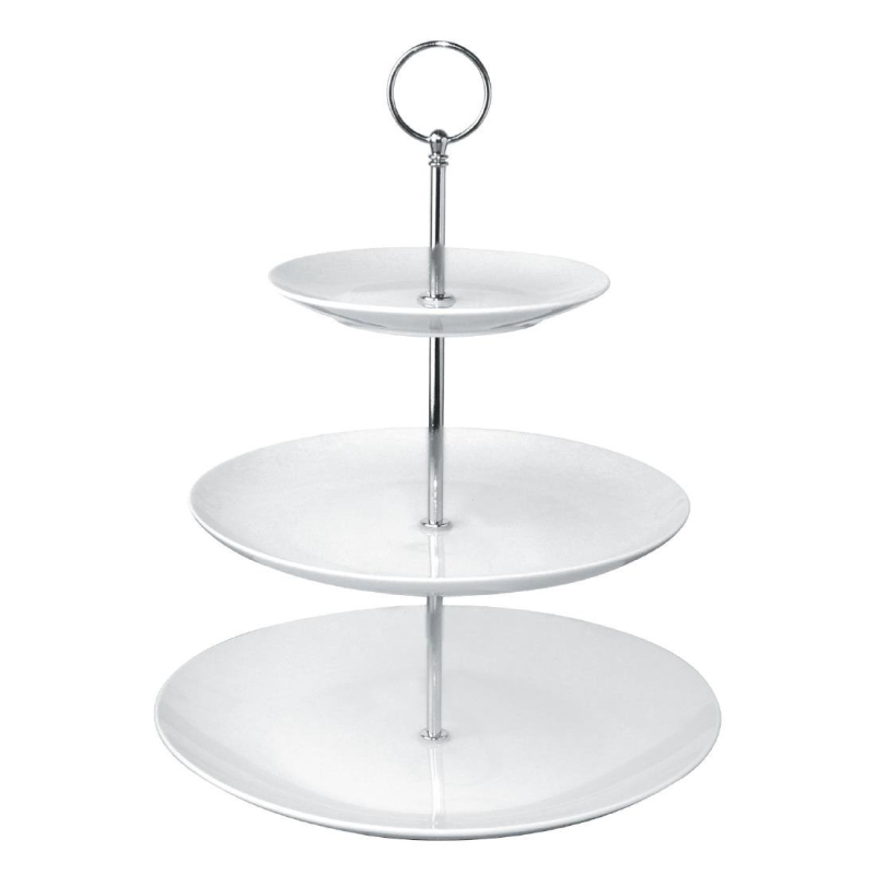 Pr&eacute;sentoir &agrave; g&acirc;teaux 3 niveaux - Espace optimalis&eacute; - GG881 - Olympia