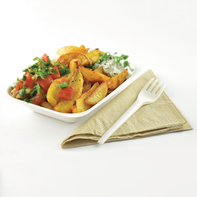 Barquettes Compostables en Bagasse Vegware 175mm - Eco-Responsable - R&eacute;f. GH025 - Vegware