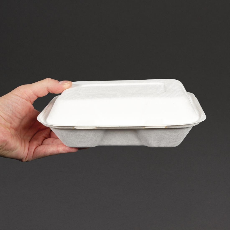 Bo&icirc;tes repas compostables Vegware 228mm - Durabilit&eacute; Renforc&eacute;e - GH026 - Vegware