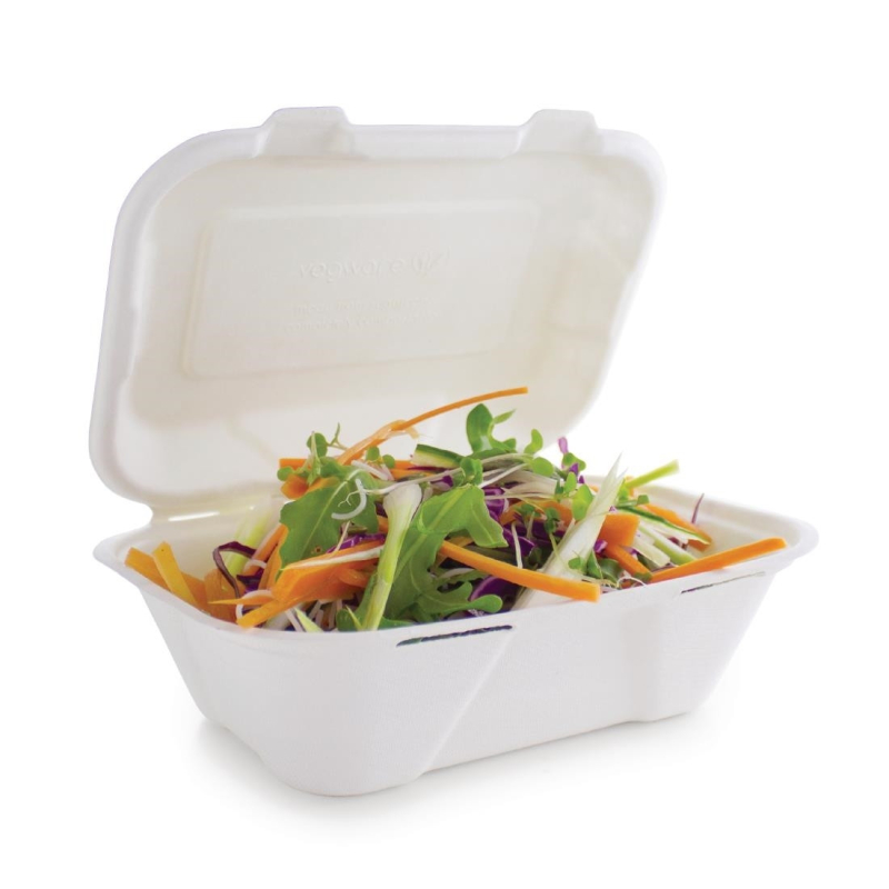 Bo&icirc;tes repas compostables Vegware 228mm - Durabilit&eacute; Renforc&eacute;e - GH026 - Vegware