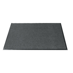 Tapis d'entr&eacute;e gris acier...