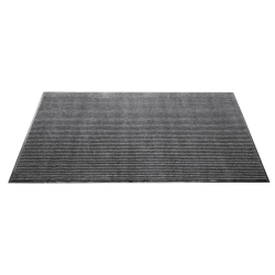 Tapis d'entr&eacute;e gris acier...