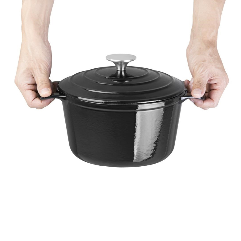 Vogue zwarte ronde braadpan