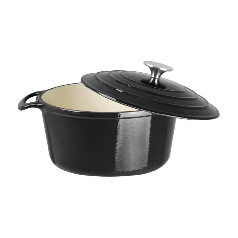 Vogue zwarte ronde braadpan