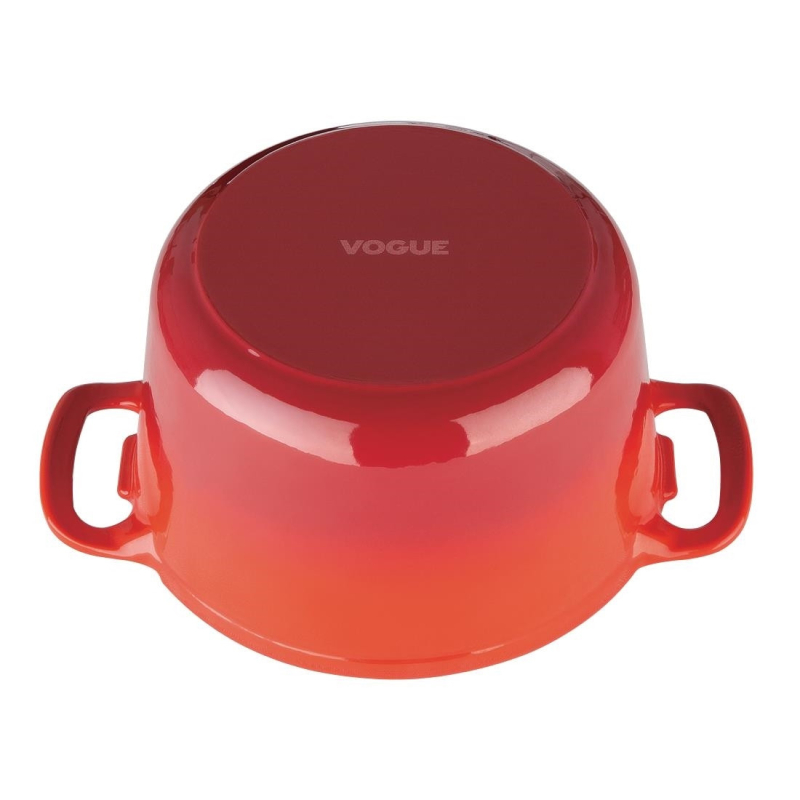 Rode ronde braadpan Vogue