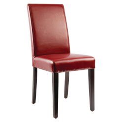 Chaises en simili cuir...