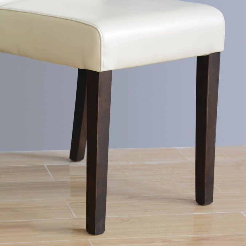Stoelen van cr&egrave;me kunstleer Bolero - Zithoogte 51cm - GH444 - Bolero
