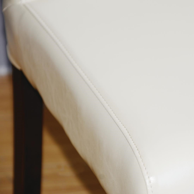 Chaises en Simili Cuir Cr&egrave;me Bolero - Hauteur d'Assise 51cm - GH444 - Bolero