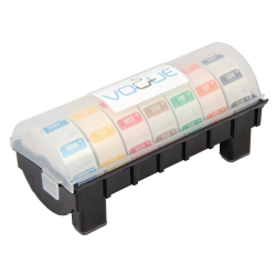 Set kleurgecodeerde voedseletiketten 24mm met dispenser -&hellip;