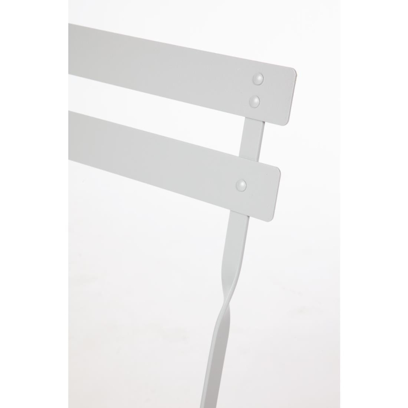 Chaise de terrasse en acier gris - Confort & Durabilit&eacute; - GH551 - Bolero