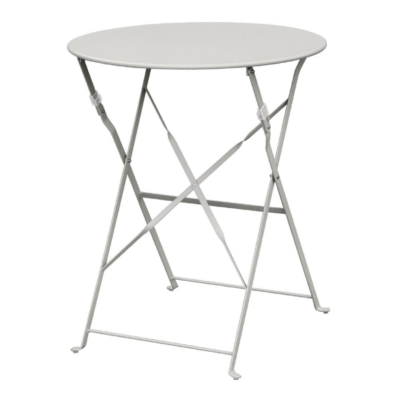 Bolero grijze stalen terrastabel - Gastronoble - GH556