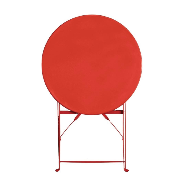 Terrastabel in staal Bolero rood - Gastronoble - GH560