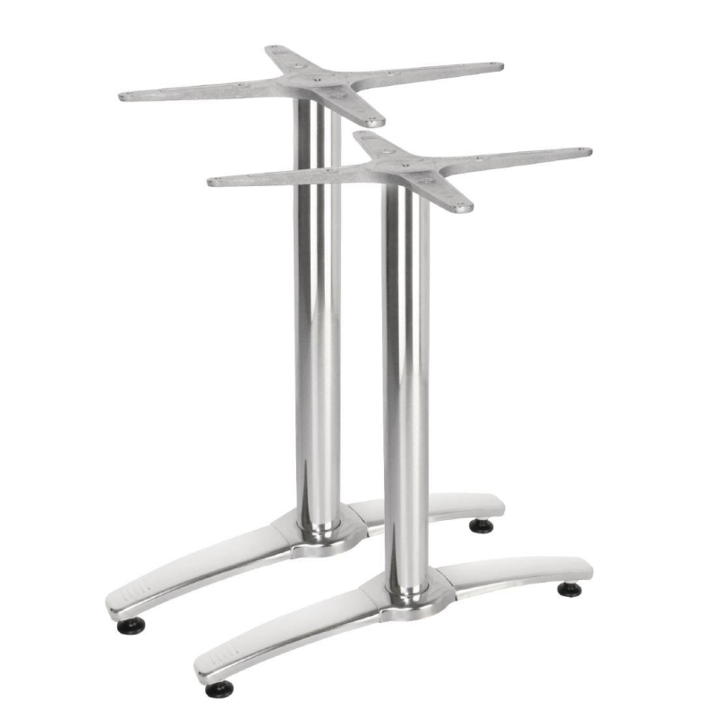 Tafelstandaard dubbel aluminium Bolero (set van 2) - Gastronoble - GH985