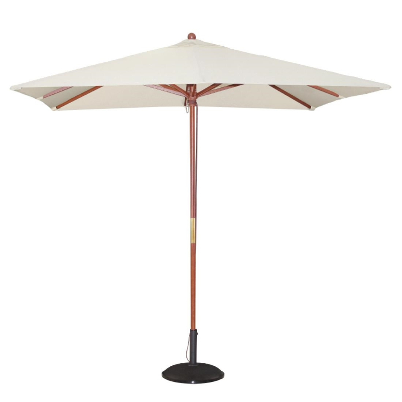 Vierkante parasol 2,5 m ecru - Bolero - GH988