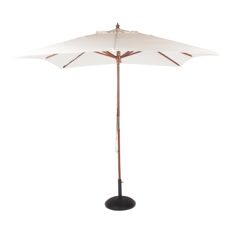 Vierkante parasol 2,5 m ecru - Bolero - GH988