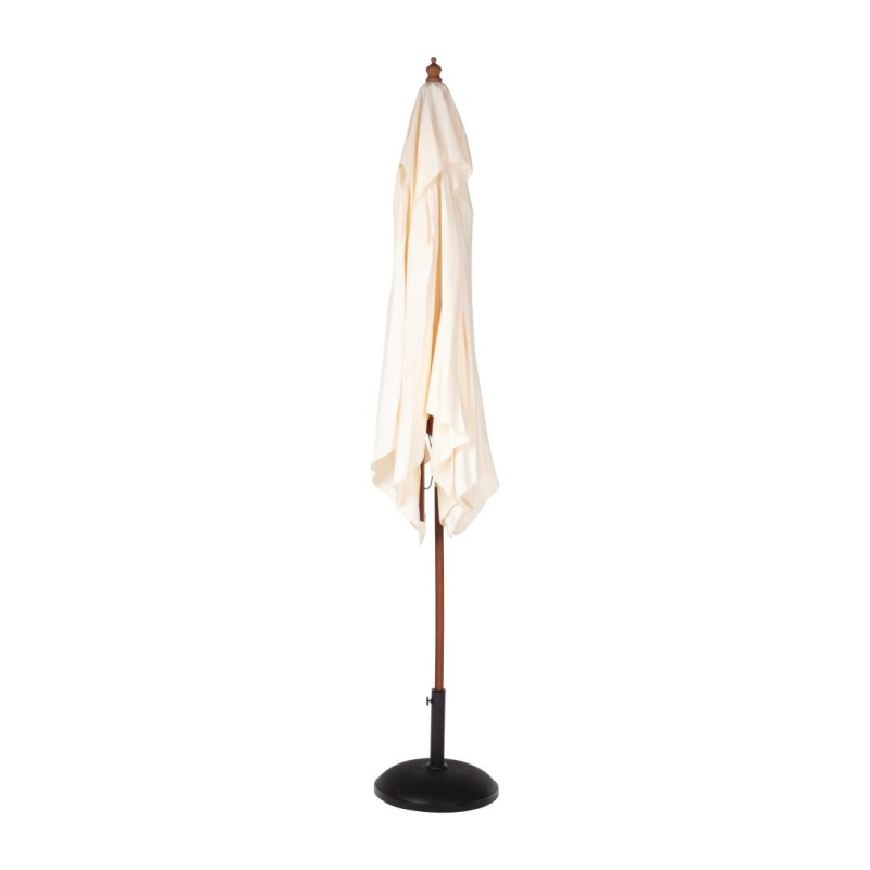 Vierkante parasol 2,5 m ecru - Bolero - GH988