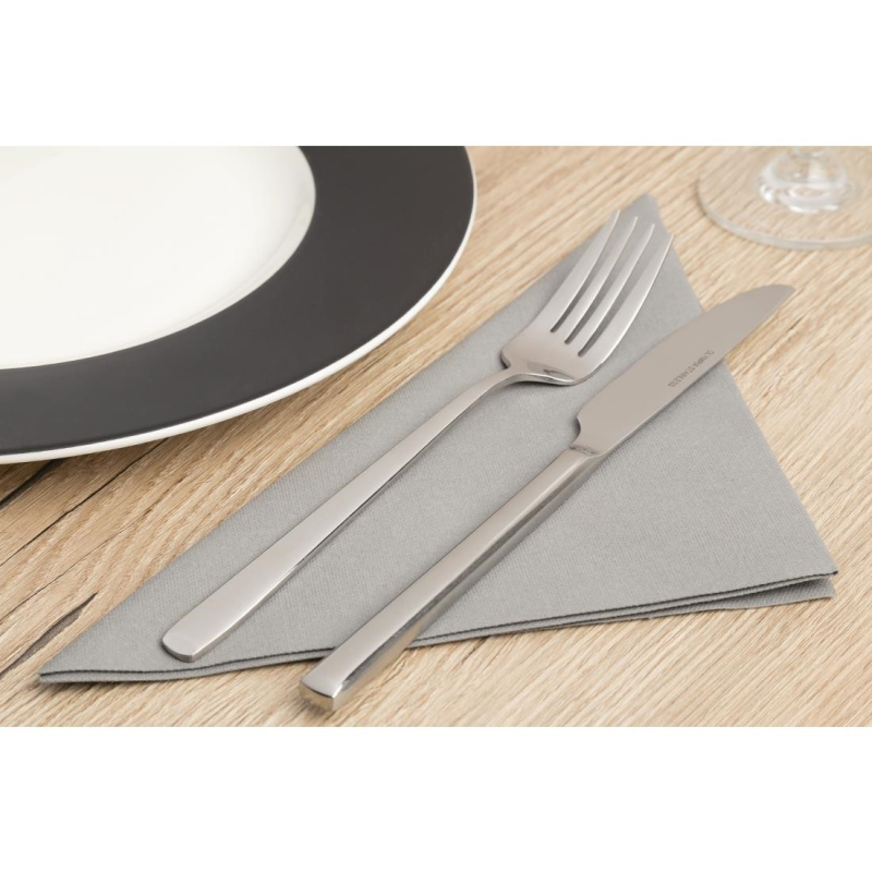 Duni Graniet Grijze Composteerbare Watten Ontbijt Servetten 400mm (Set van 750)