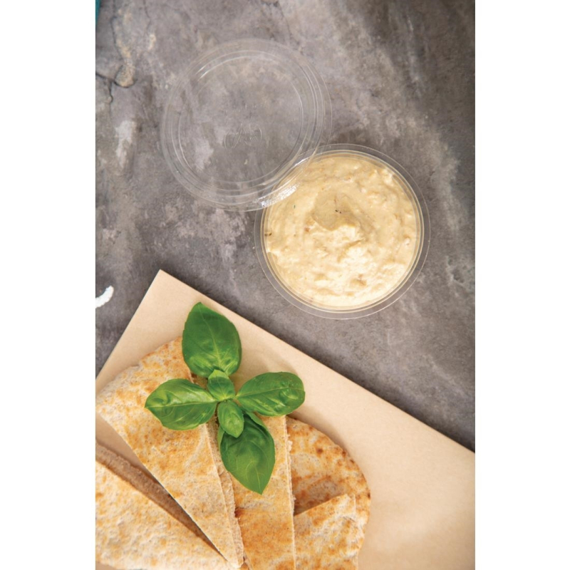 Pots &agrave; sauce 57 ml compostables Vegware GK103 - Lot de 2000