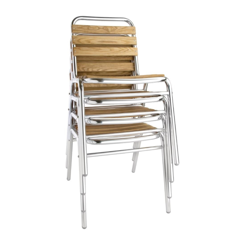 Essen en aluminium bistrostoelen - Bolero - GK997