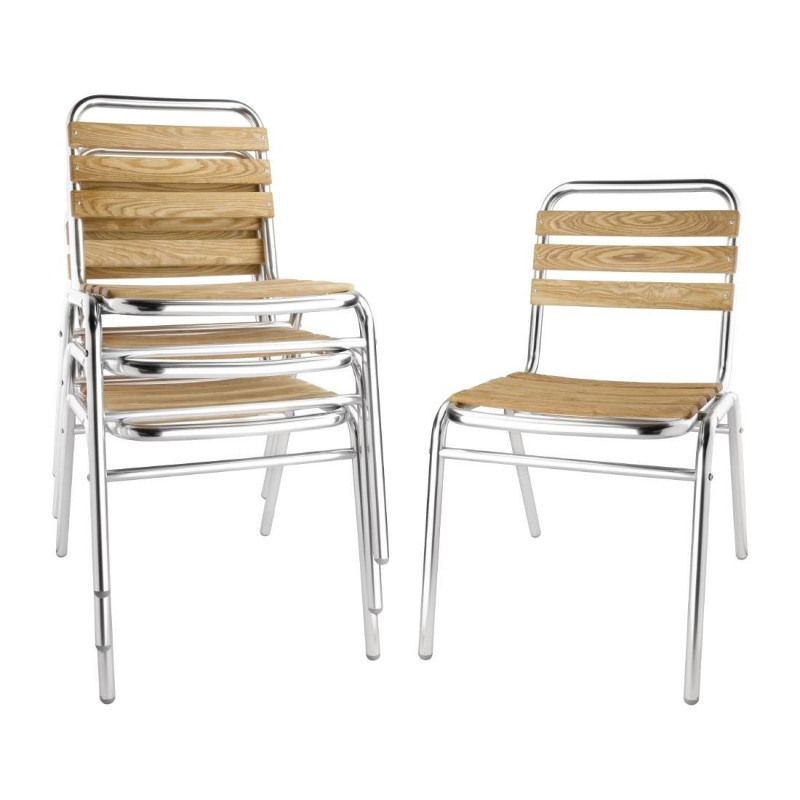Essen en aluminium bistrostoelen - Bolero - GK997