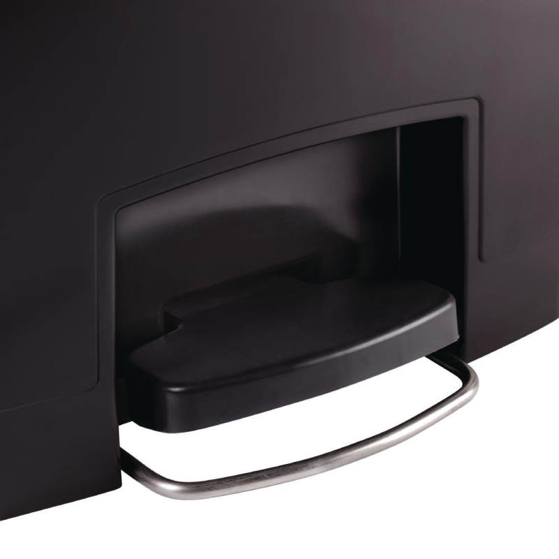 Rubbermaid Slim Jim pedaalemmer voor, zwart 50L