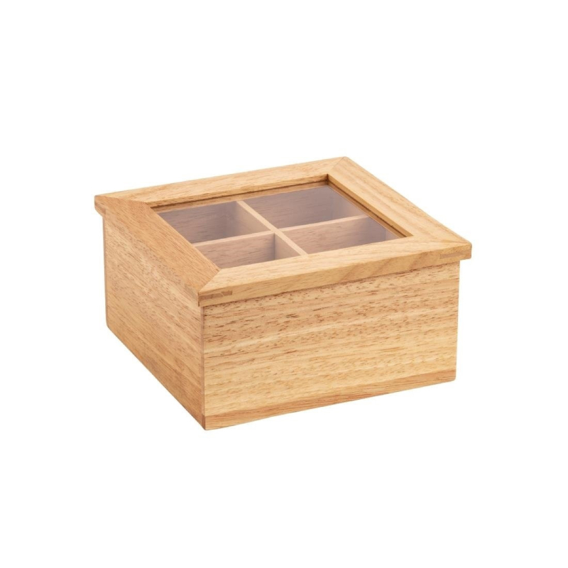 Mini bo&icirc;te &agrave; th&eacute; 9cm - Rangement compact - R&eacute;f. GL089 - Olympia