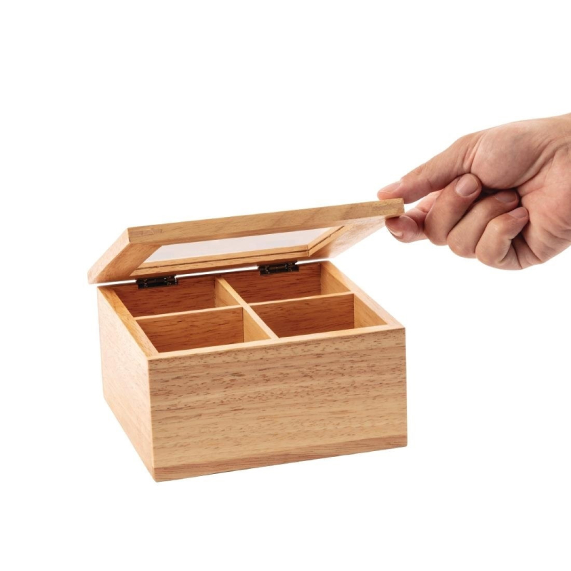 Mini bo&icirc;te &agrave; th&eacute; 9cm - Rangement compact - R&eacute;f. GL089 - Olympia
