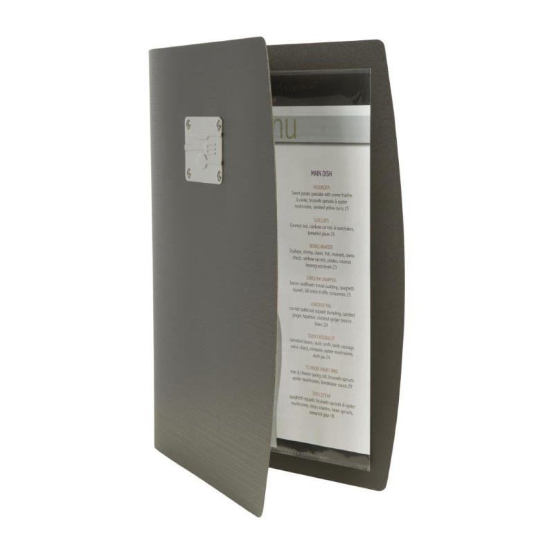 Rio Securit&reg; A4 zwarte menu cover