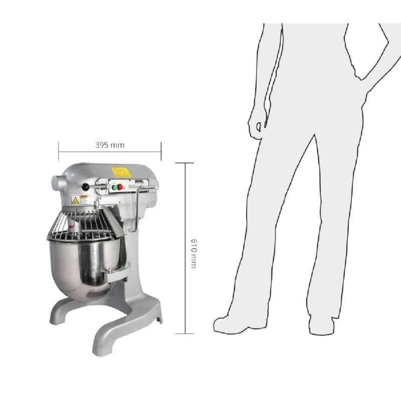 Batteur plan&eacute;taire 10 L 550 W - Buffalo - GL190
