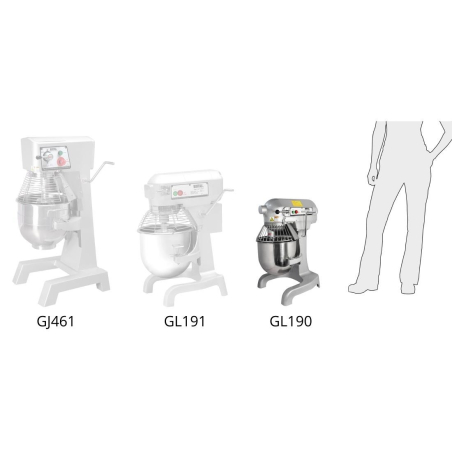Batteur plan&eacute;taire 10 L 550 W - Buffalo - GL190
