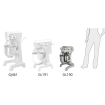 Batteur plan&eacute;taire 10 L 550 W - Buffalo - GL190