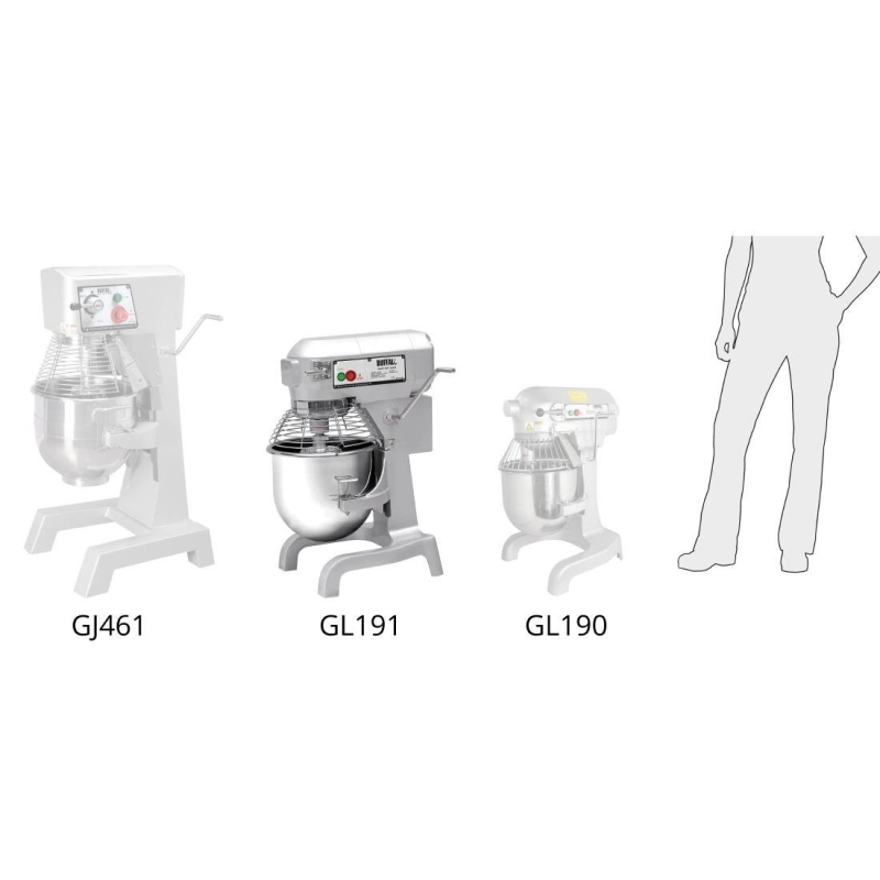 Batteur plan&eacute;taire 20 L 1100 W - Buffalo - GL191