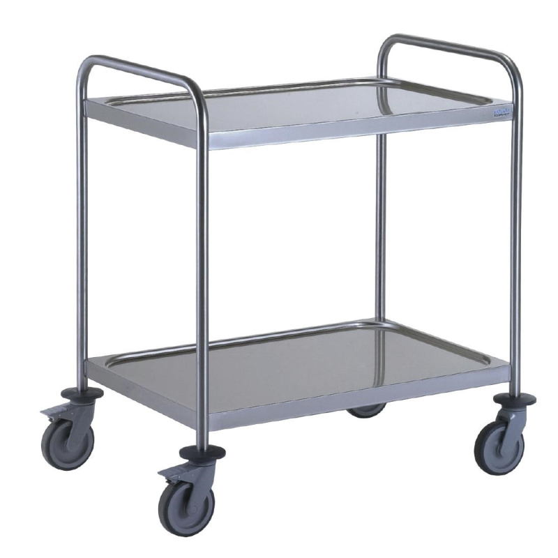 Chariot de service - 2 plateaux - 800x530mm - Ref GL885 - Tournus