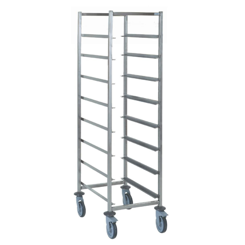 Chariot 8 niveaux pour casiers &agrave; vaisselle - 178,5cm Hauteur - GL889 - Tournus