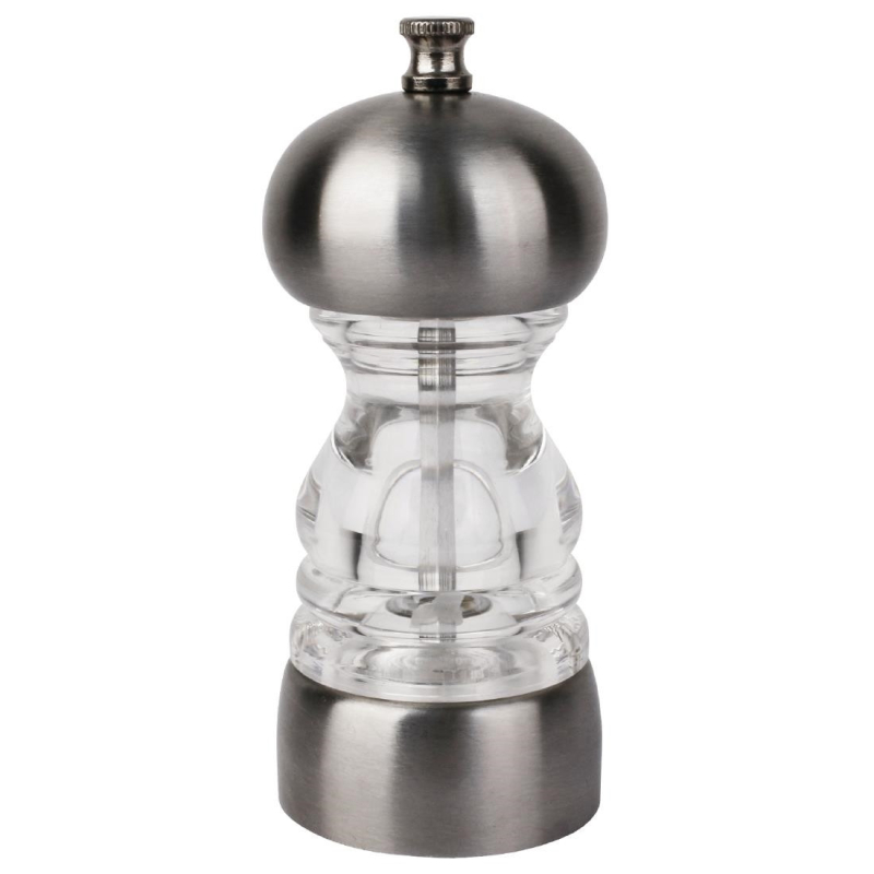Olympia Roestvrijstalen zout- en pepermolen 135x55mm