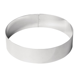 Cercle &agrave; mousse inox - De Buyer - 240 x 60mm - GM374