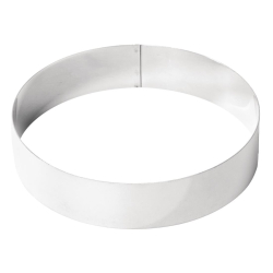 Roestvrij stalen foamrand - De Buyer - 200 x 45mm - GM376