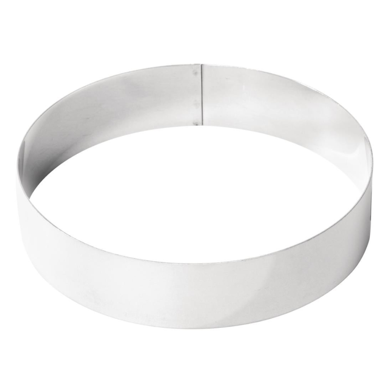 Cercle &agrave; mousse inox - De Buyer - 200 x 45mm - GM376