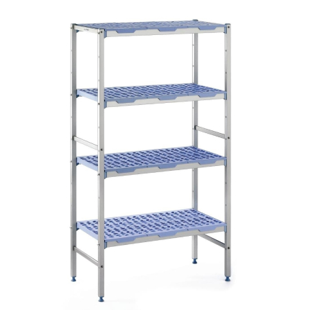 Rayonnage modulaire 4 niveaux 500 x 1694 mm - Tournus - GM617