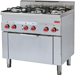 Gasfornuis op convectieoven...