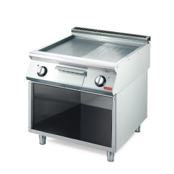 Elektrische Bakplaat Gastro-M 700 - Half Glad Half Gegrild&hellip;