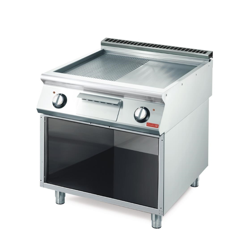 Elektrische Bakplaat Gastro-M 700 - Half Glad Half Gegrild - GN103 - Gastro-M