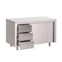 Table armoire inox Gastro M...