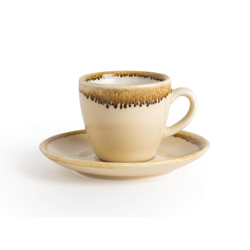 Zandkleurig espressokopje Olympia Kiln 85ml