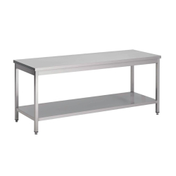Roestvrij stalen tafel met...